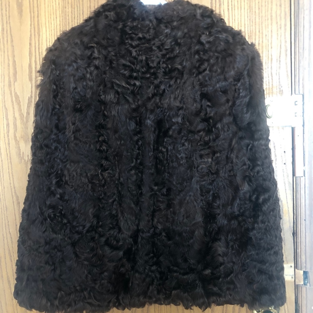 Lamb Fur Opera Cape